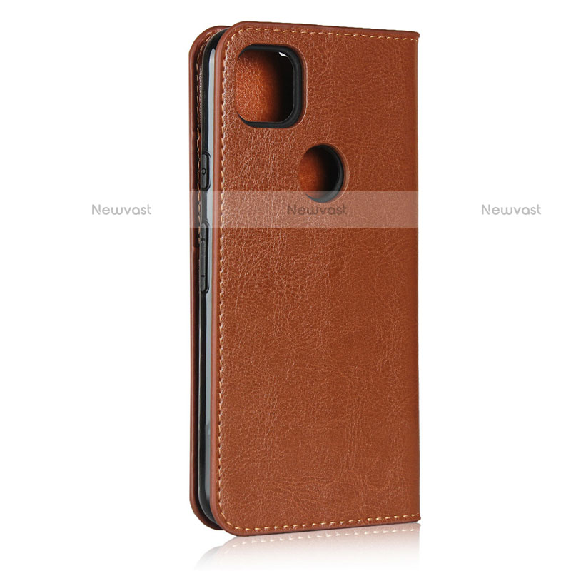 Leather Case Stands Flip Cover L01 Holder for Google Pixel 4a