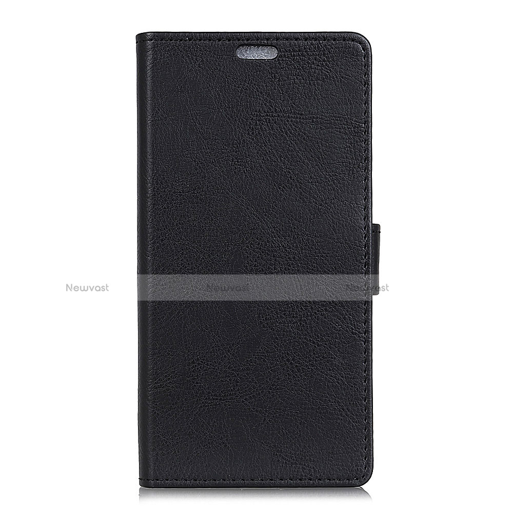 Leather Case Stands Flip Cover L01 Holder for HTC U11 Eyes Black