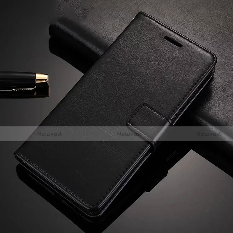 Leather Case Stands Flip Cover L01 Holder for Huawei Honor 9X Black