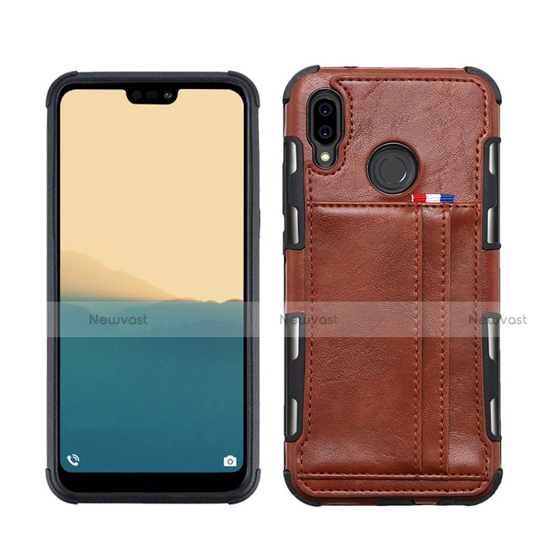 Leather Case Stands Flip Cover L01 Holder for Huawei Nova 3e