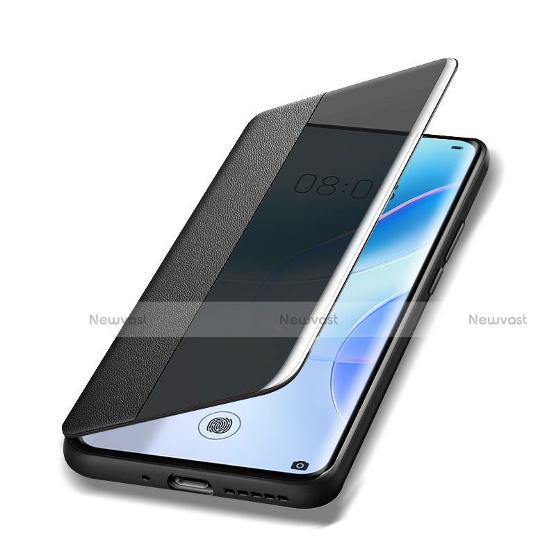 Leather Case Stands Flip Cover L01 Holder for Huawei Nova 8 Pro 5G