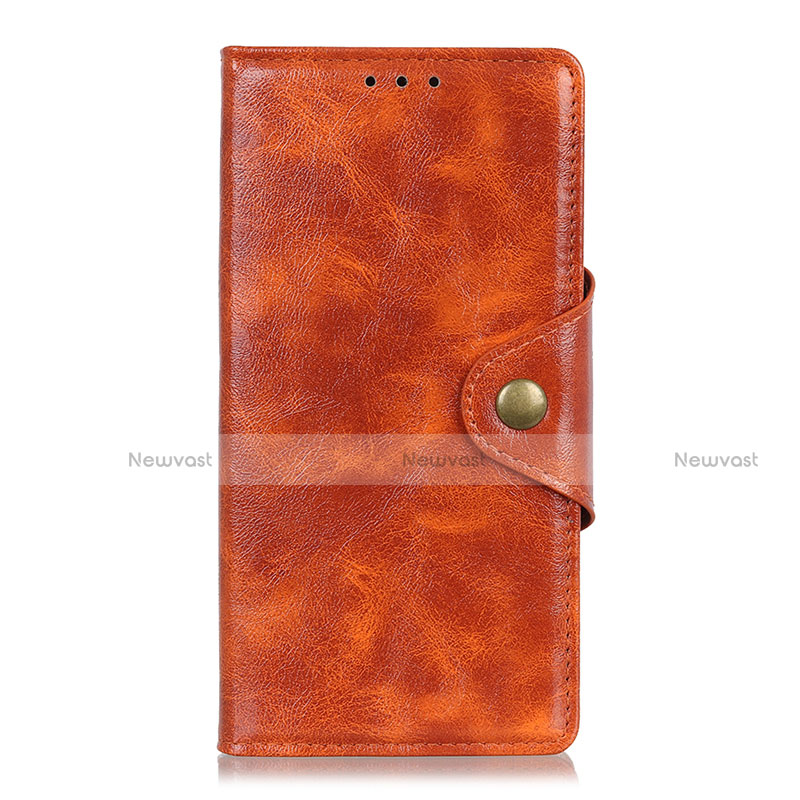 Leather Case Stands Flip Cover L01 Holder for Huawei P smart S Orange