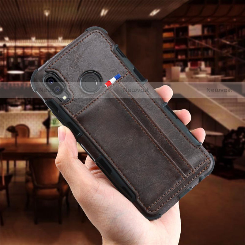 Leather Case Stands Flip Cover L01 Holder for Huawei P20 Lite