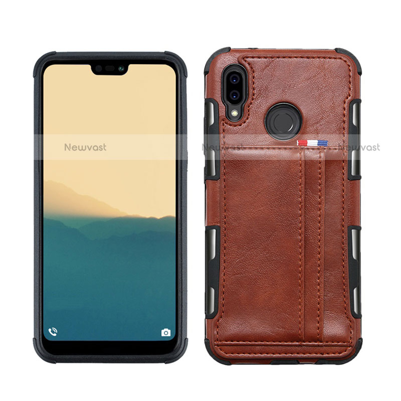 Leather Case Stands Flip Cover L01 Holder for Huawei P20 Lite