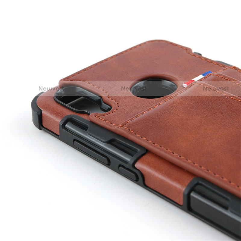 Leather Case Stands Flip Cover L01 Holder for Huawei P20 Lite