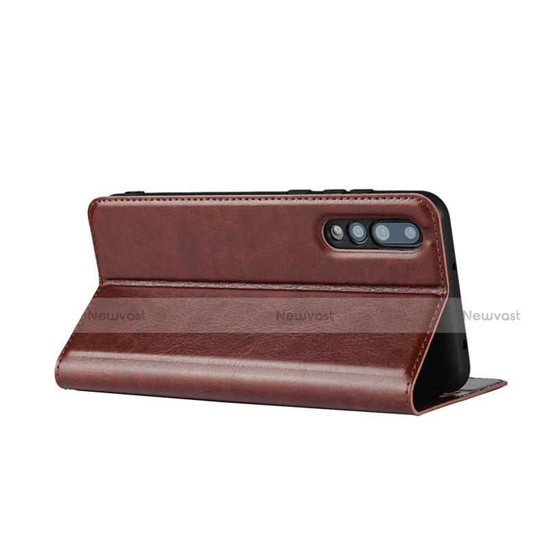 Leather Case Stands Flip Cover L01 Holder for Huawei P20 Pro