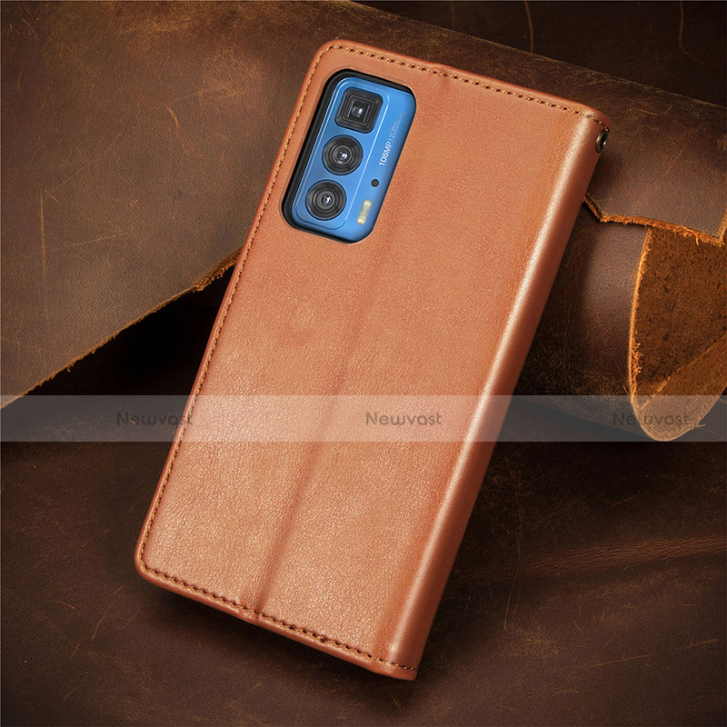 Leather Case Stands Flip Cover L01 Holder for Motorola Moto Edge S Pro 5G