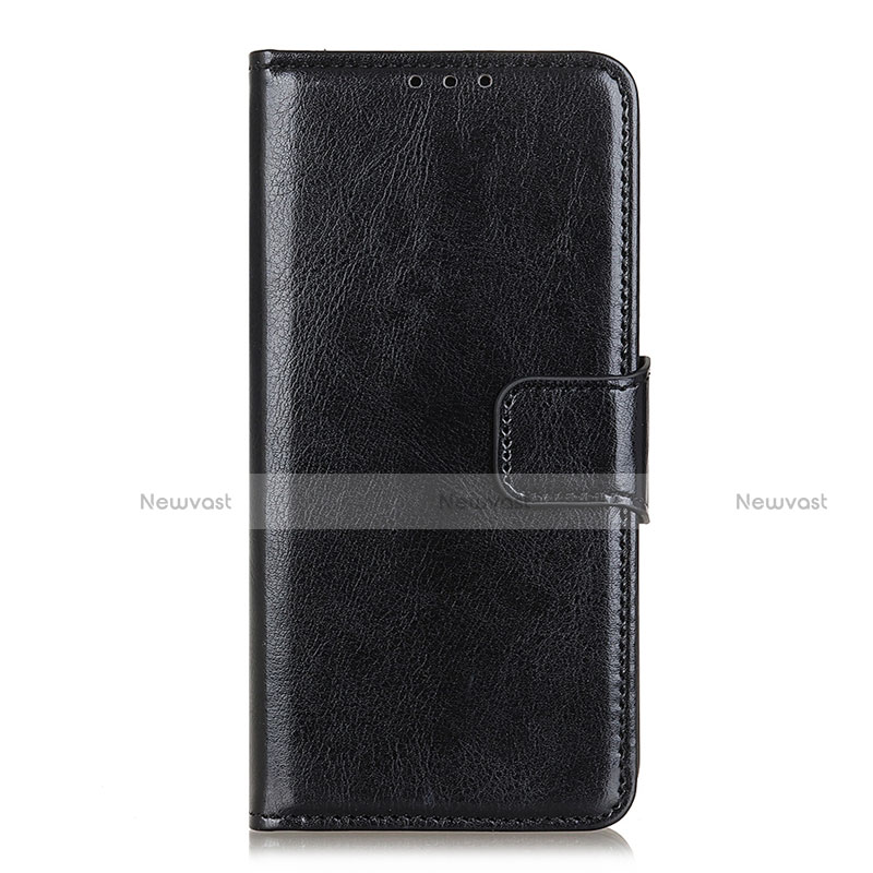 Leather Case Stands Flip Cover L01 Holder for Motorola Moto G Fast Black