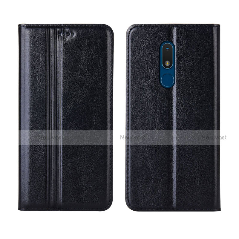 Leather Case Stands Flip Cover L01 Holder for Nokia C3