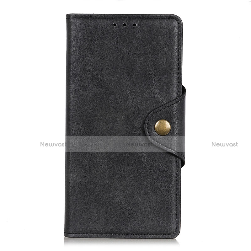 Leather Case Stands Flip Cover L01 Holder for OnePlus 7T Black