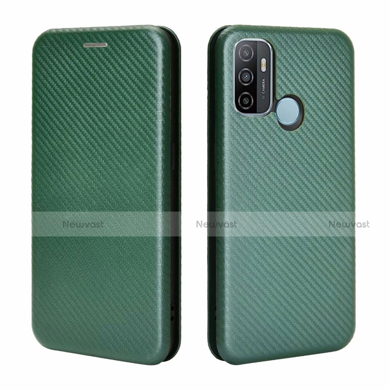 Leather Case Stands Flip Cover L01 Holder for Oppo A53s