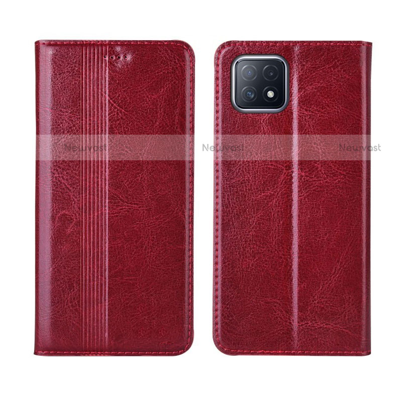 Leather Case Stands Flip Cover L01 Holder for Oppo A72 5G