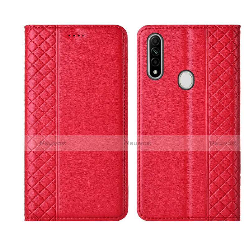 Leather Case Stands Flip Cover L01 Holder for Oppo A8