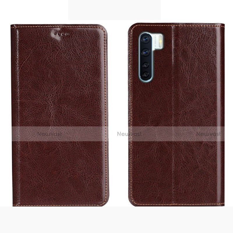 Leather Case Stands Flip Cover L01 Holder for Oppo A91