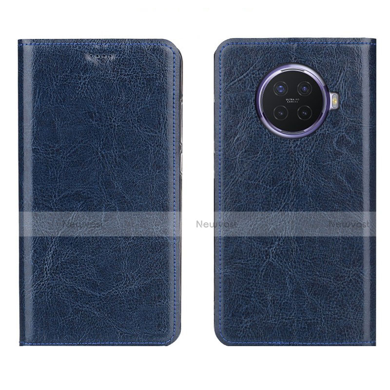 Leather Case Stands Flip Cover L01 Holder for Oppo Ace2 Blue