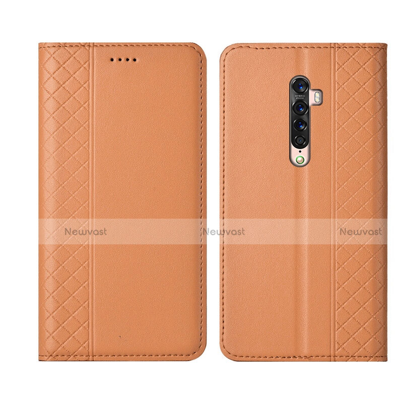 Leather Case Stands Flip Cover L01 Holder for Oppo Reno2