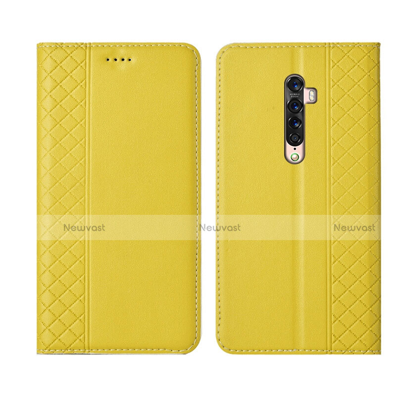 Leather Case Stands Flip Cover L01 Holder for Oppo Reno2