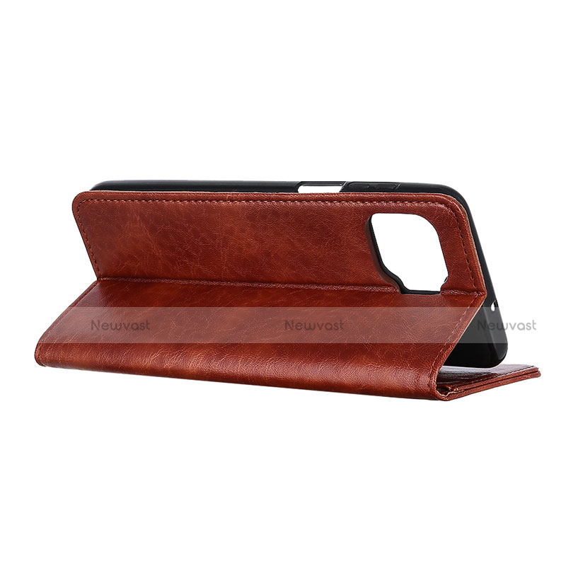 Leather Case Stands Flip Cover L01 Holder for Oppo Reno4 F