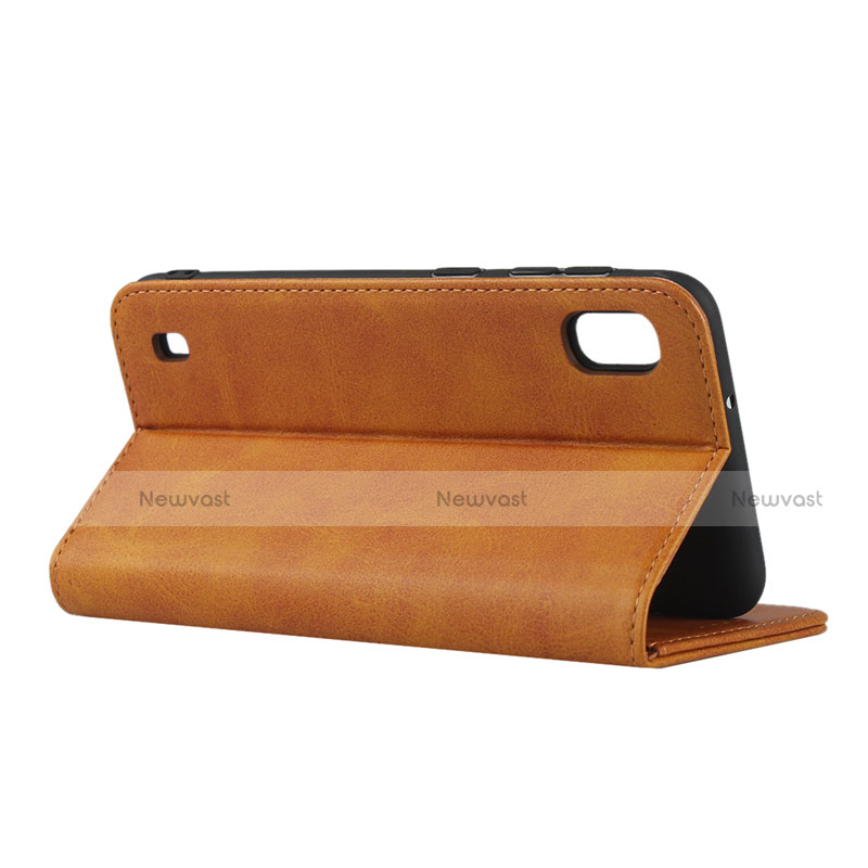 Leather Case Stands Flip Cover L01 Holder for Samsung Galaxy A10