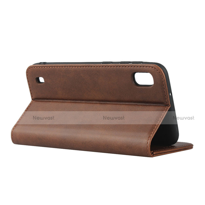 Leather Case Stands Flip Cover L01 Holder for Samsung Galaxy A10