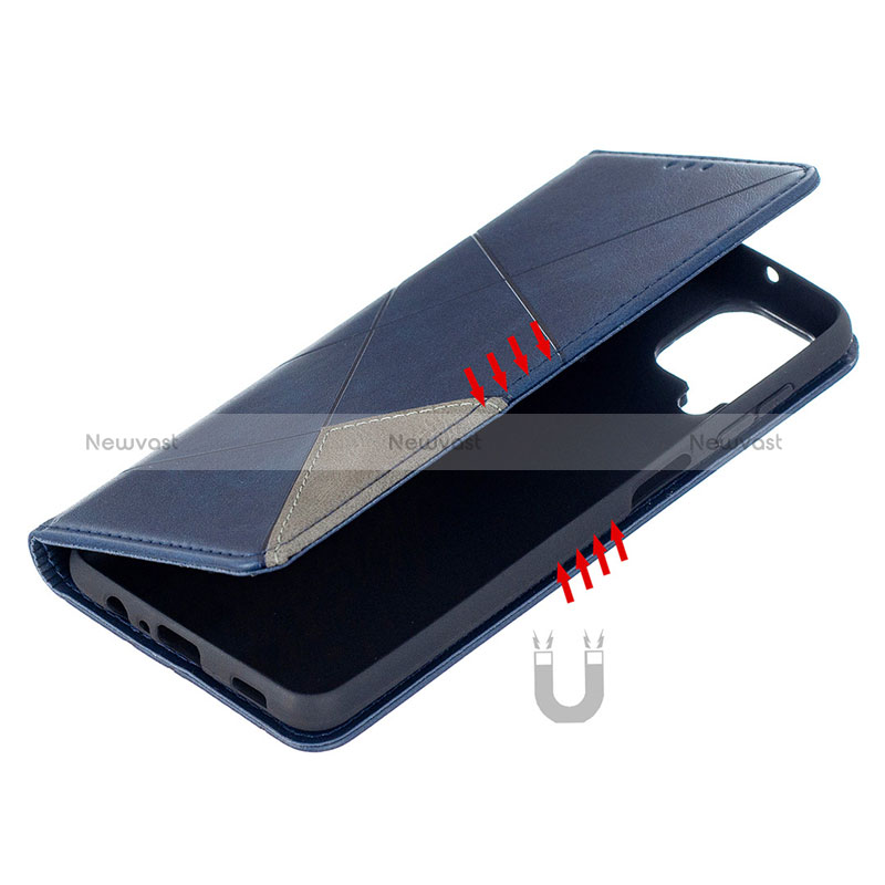 Leather Case Stands Flip Cover L01 Holder for Samsung Galaxy A12 5G