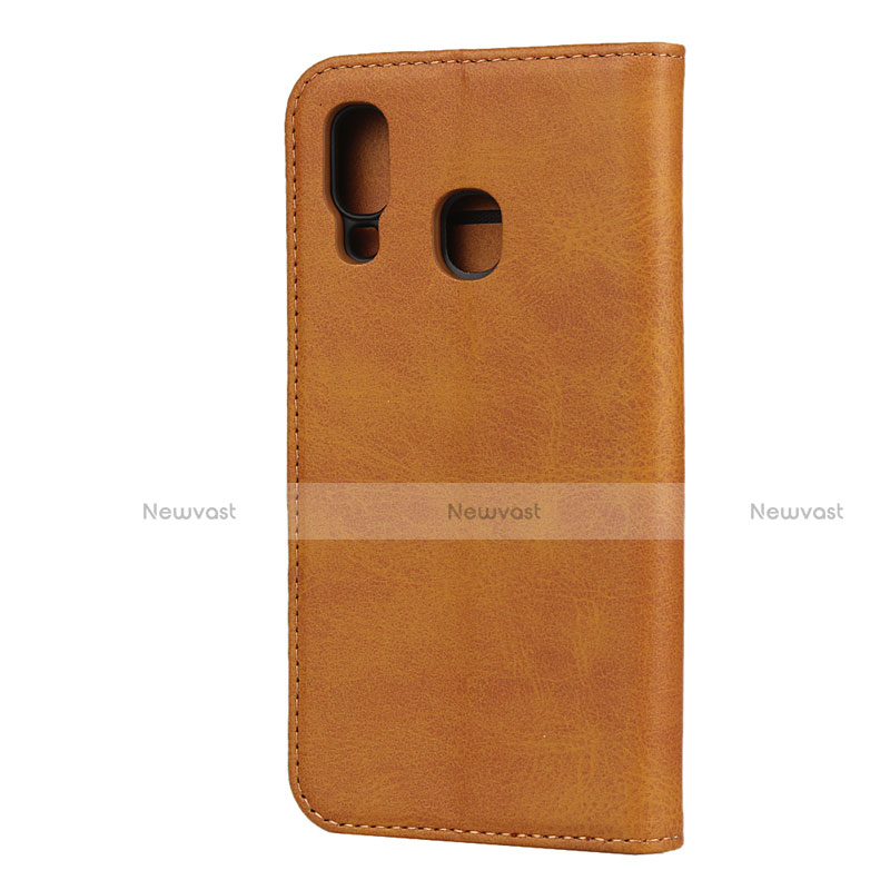 Leather Case Stands Flip Cover L01 Holder for Samsung Galaxy A40