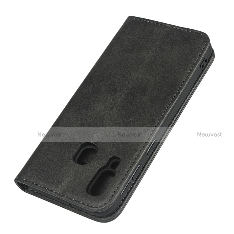 Leather Case Stands Flip Cover L01 Holder for Samsung Galaxy A40