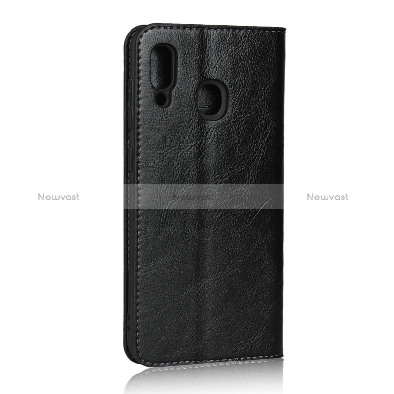 Leather Case Stands Flip Cover L01 Holder for Samsung Galaxy M10S