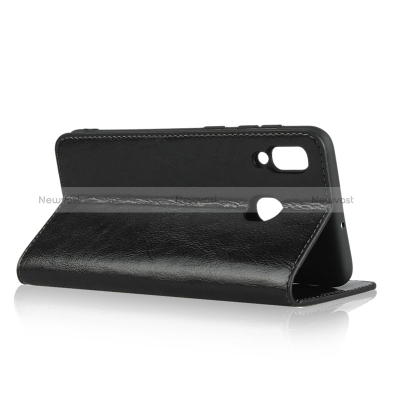 Leather Case Stands Flip Cover L01 Holder for Samsung Galaxy M10S