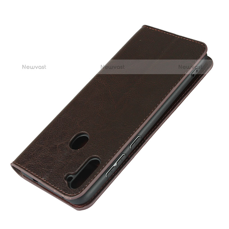 Leather Case Stands Flip Cover L01 Holder for Samsung Galaxy M11