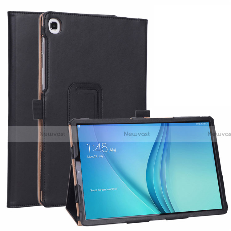 Leather Case Stands Flip Cover L01 Holder for Samsung Galaxy Tab S5e Wi-Fi 10.5 SM-T720 Black