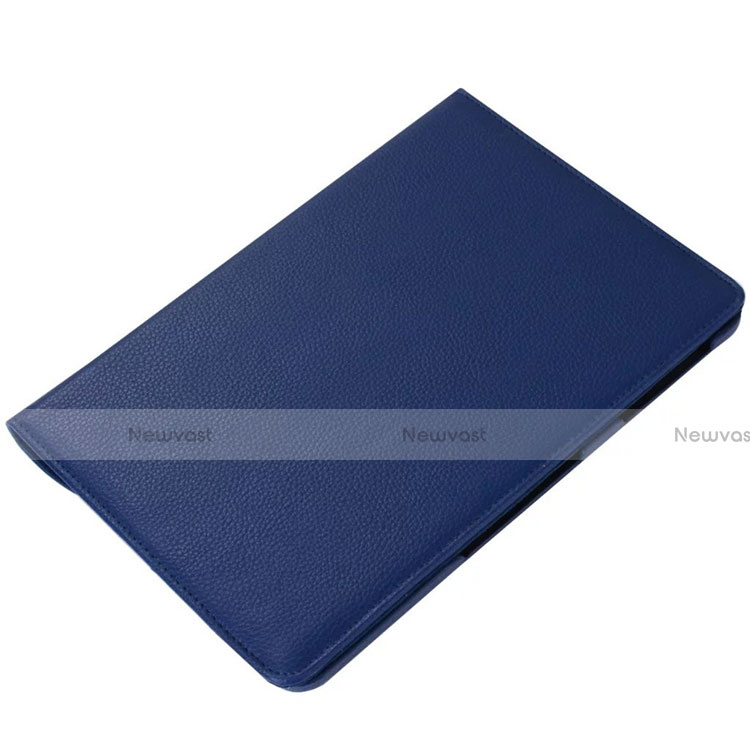 Leather Case Stands Flip Cover L01 Holder for Samsung Galaxy Tab S6 Lite 10.4 SM-P610 Blue