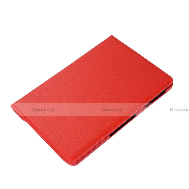 Leather Case Stands Flip Cover L01 Holder for Samsung Galaxy Tab S6 Lite 10.4 SM-P610 Red