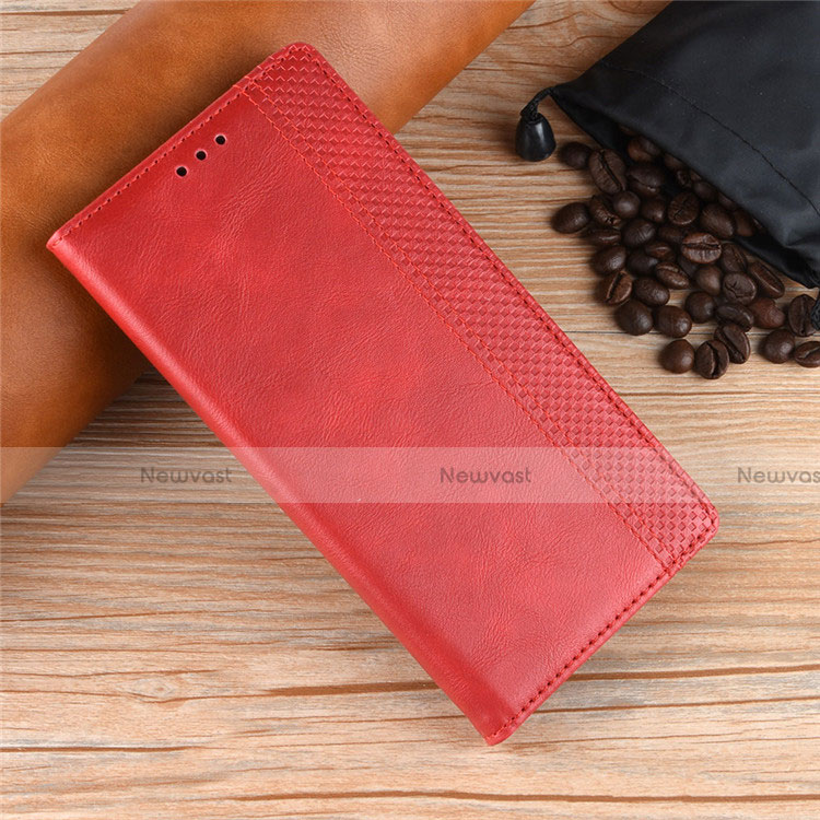 Leather Case Stands Flip Cover L01 Holder for Samsung Galaxy XCover Pro Red