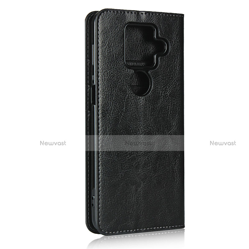 Leather Case Stands Flip Cover L01 Holder for Sharp AQUOS Sense4 Plus