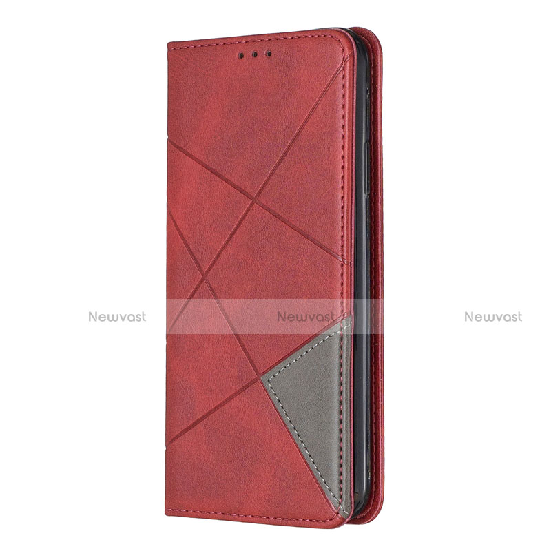 Leather Case Stands Flip Cover L01 Holder for Sony Xperia L4 Red