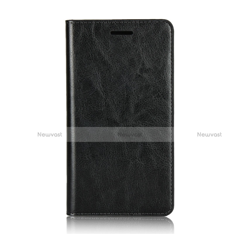 Leather Case Stands Flip Cover L01 Holder for Sony Xperia XZ2 Premium Black