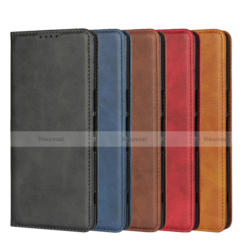 Leather Case Stands Flip Cover L01 Holder for Sony Xperia XZ4