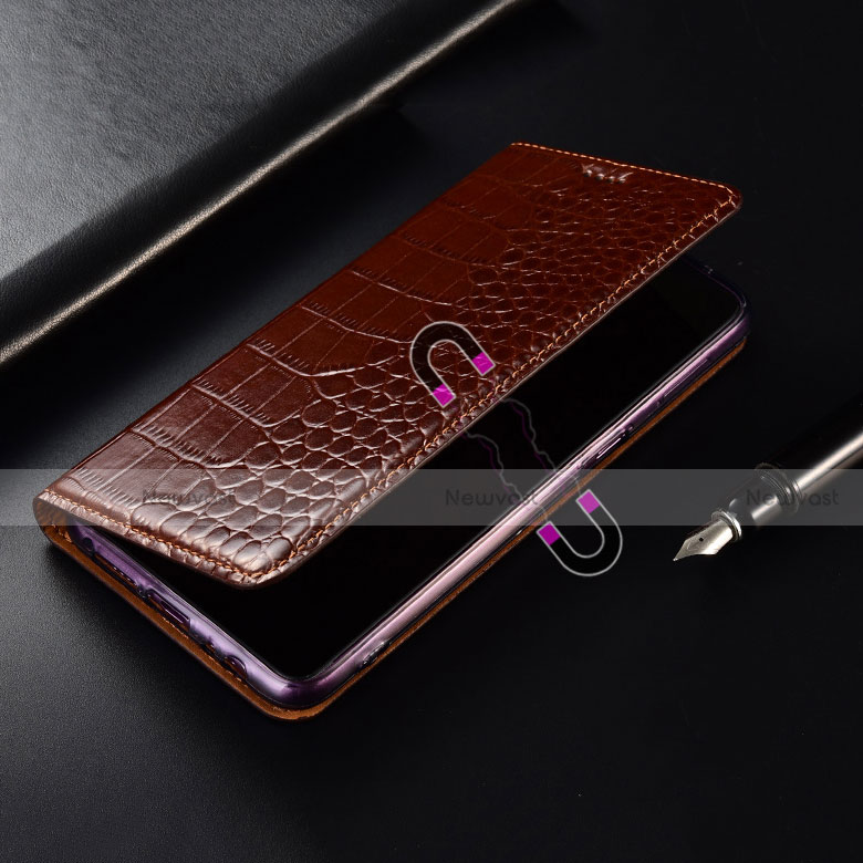 Leather Case Stands Flip Cover L01 Holder for Vivo X60 5G