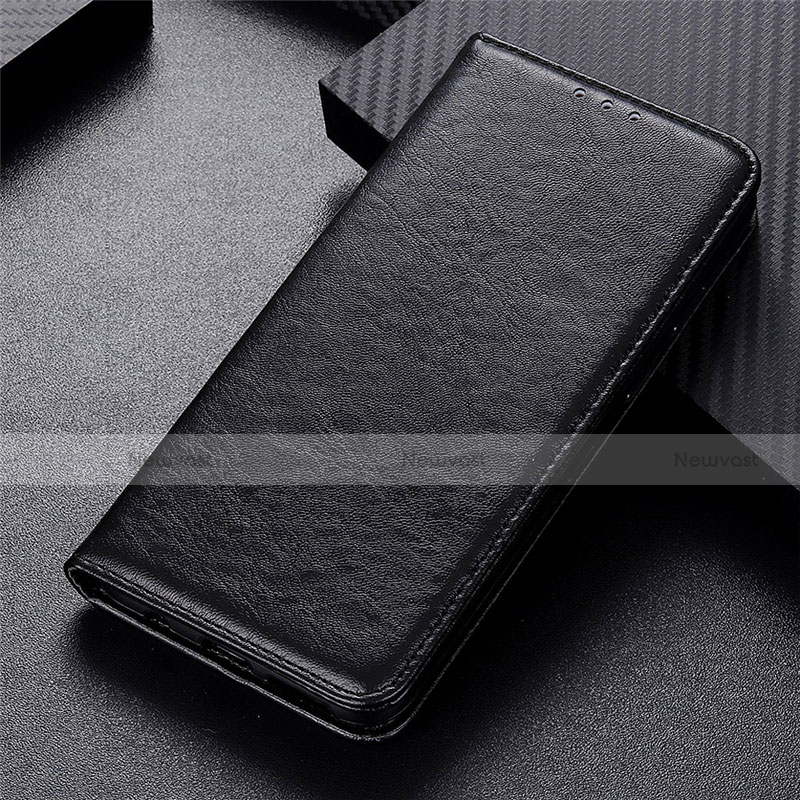 Leather Case Stands Flip Cover L01 Holder for Vivo Y30 Black