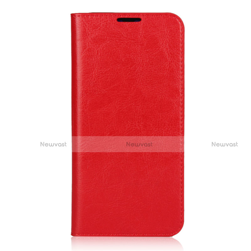 Leather Case Stands Flip Cover L01 Holder for Xiaomi Mi 9 SE Red