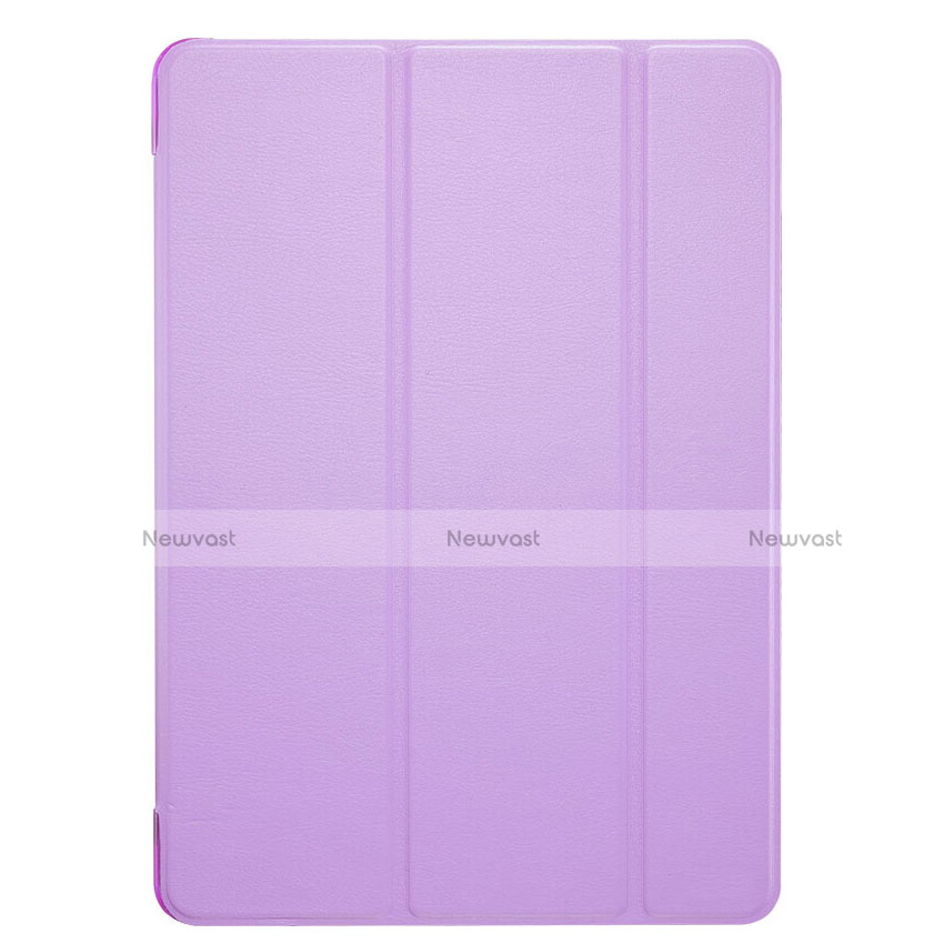 Leather Case Stands Flip Cover L02 for Apple iPad Pro 12.9 Purple