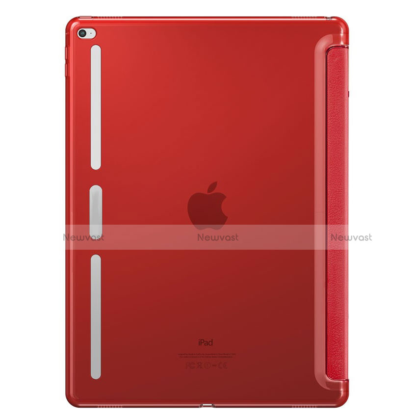 Leather Case Stands Flip Cover L02 for Apple iPad Pro 12.9 Red