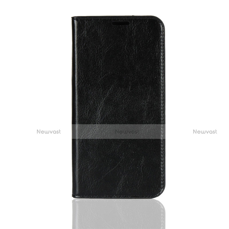 Leather Case Stands Flip Cover L02 for Huawei Honor 10 Lite Black