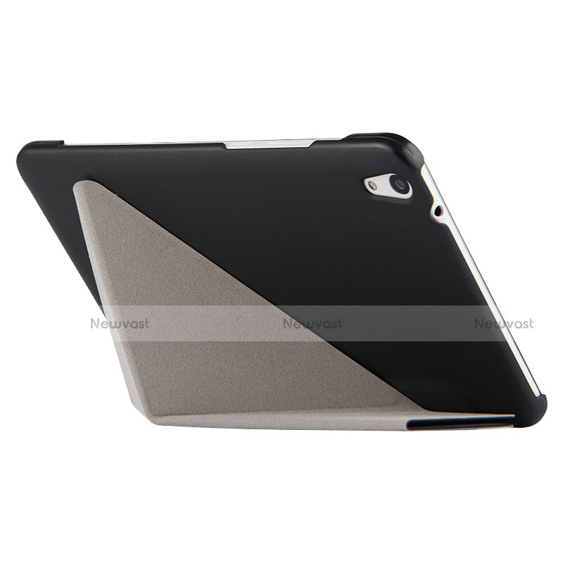 Leather Case Stands Flip Cover L02 for Huawei Honor Pad 2 Black