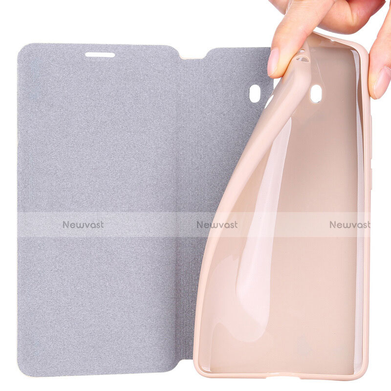 Leather Case Stands Flip Cover L02 for Huawei Mate 10 Gold