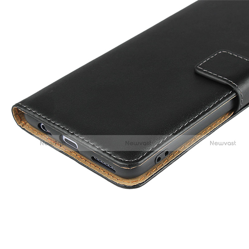 Leather Case Stands Flip Cover L02 for Huawei Mate 30E Pro 5G Black