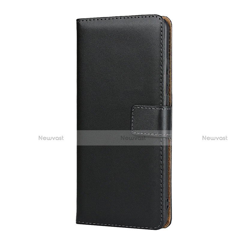 Leather Case Stands Flip Cover L02 for Huawei Mate 30E Pro 5G Black