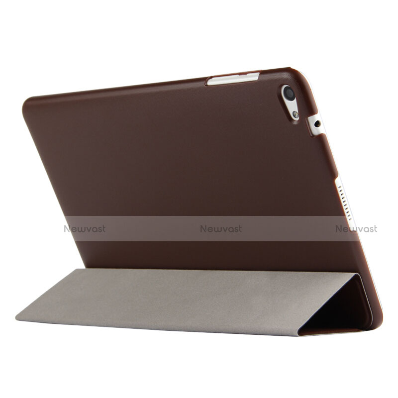 Leather Case Stands Flip Cover L02 for Huawei MediaPad M2 10.1 FDR-A03L FDR-A01W Brown