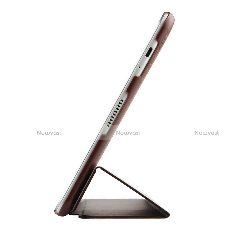 Leather Case Stands Flip Cover L02 for Huawei MediaPad M2 10.1 FDR-A03L FDR-A01W Brown